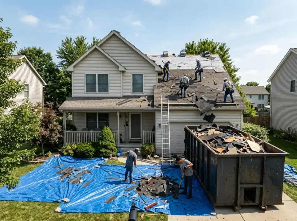 roof-replacement-debris-remova-004 — frequently asked questions, Cheapest Dumpster Rentals in Miramar Beach, FL
